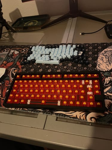 Customer photo review of KEYGEEK Y2 LINEAR SWITCH FACTORY LUBED (10PCS)