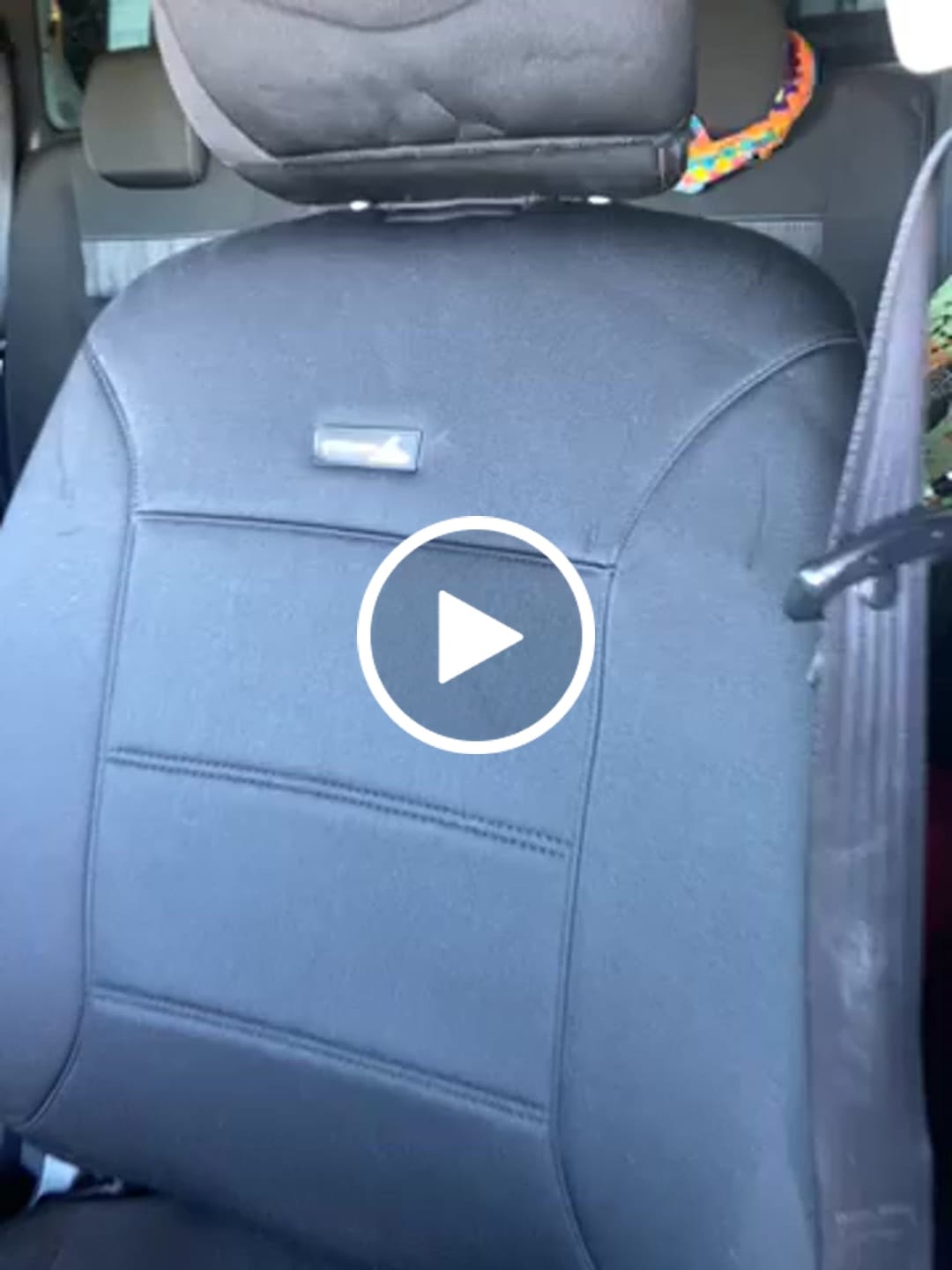 Customer video review of Sharkskin Neoprene Universal Front Seat Covers - Black