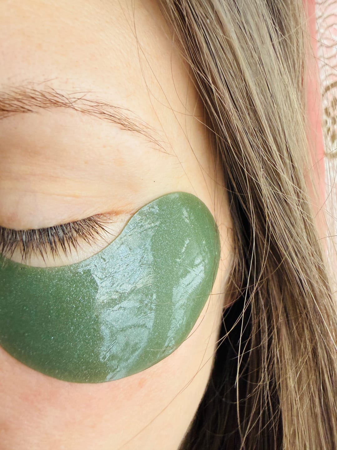 Customer photo review of Atjaunojoši hidrogela plāksteri Heimish Matcha Biome Active Hydrogel Eye Patch