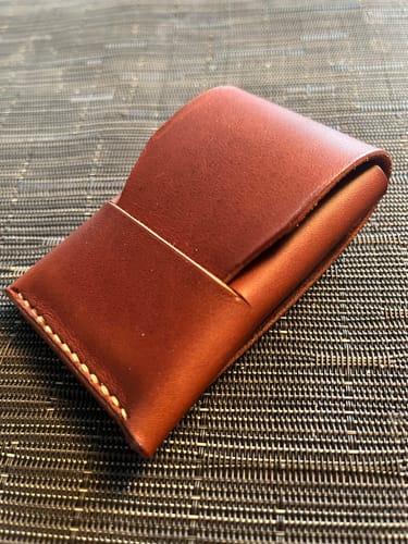 Customer photo review of Slimmad plånbok i äkta läder