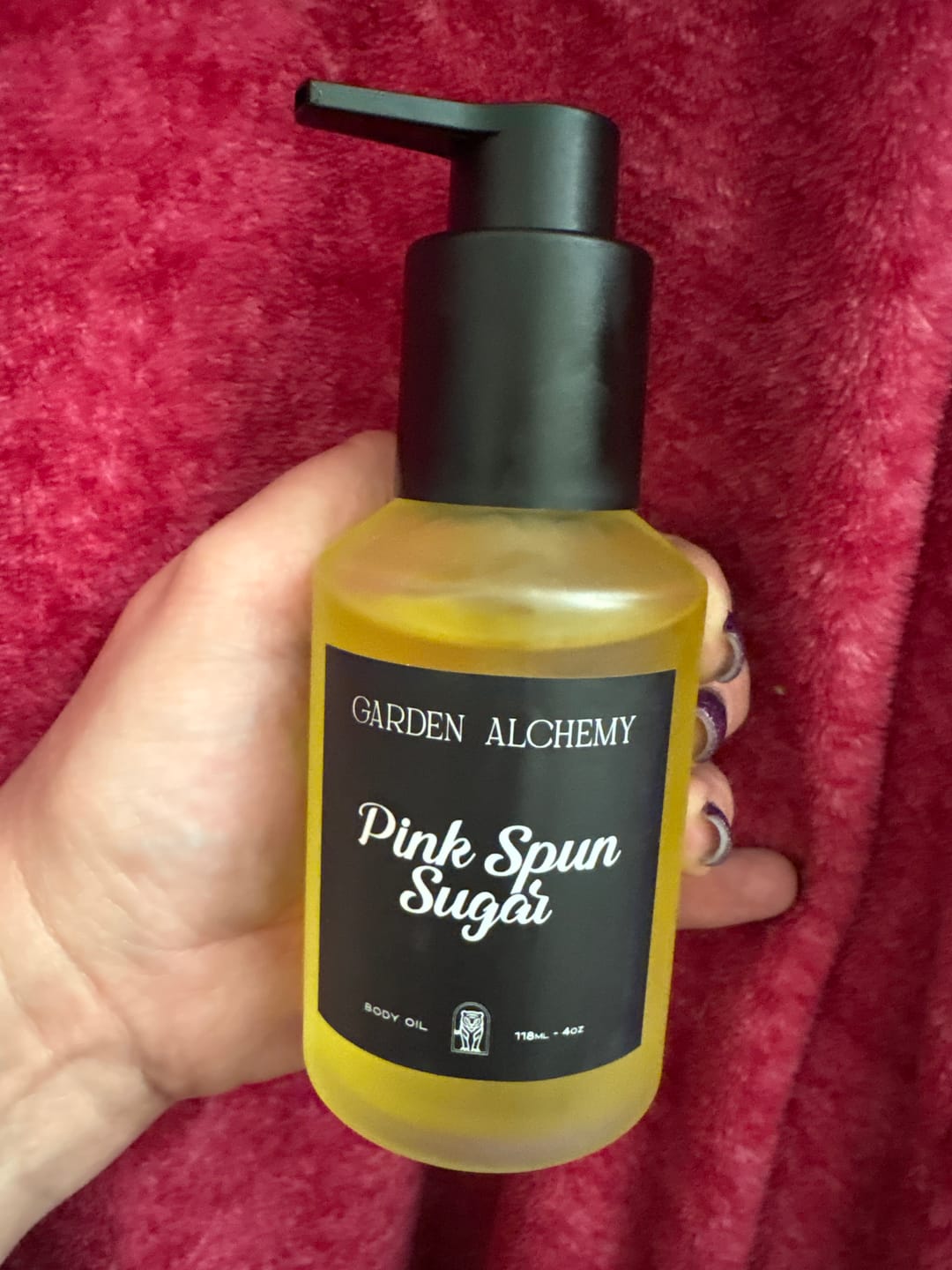 Customer photo review of PINK SPUN SUGAR