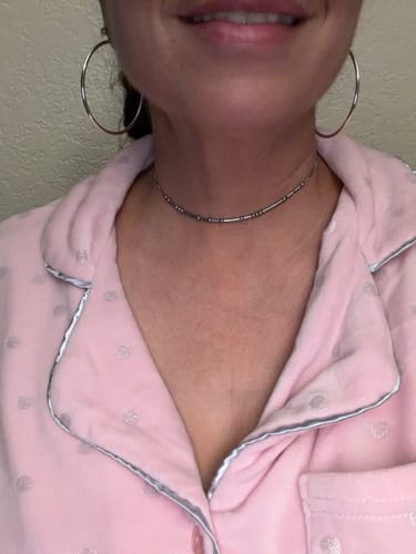 Customer photo review of Fuck Trump - Necklace