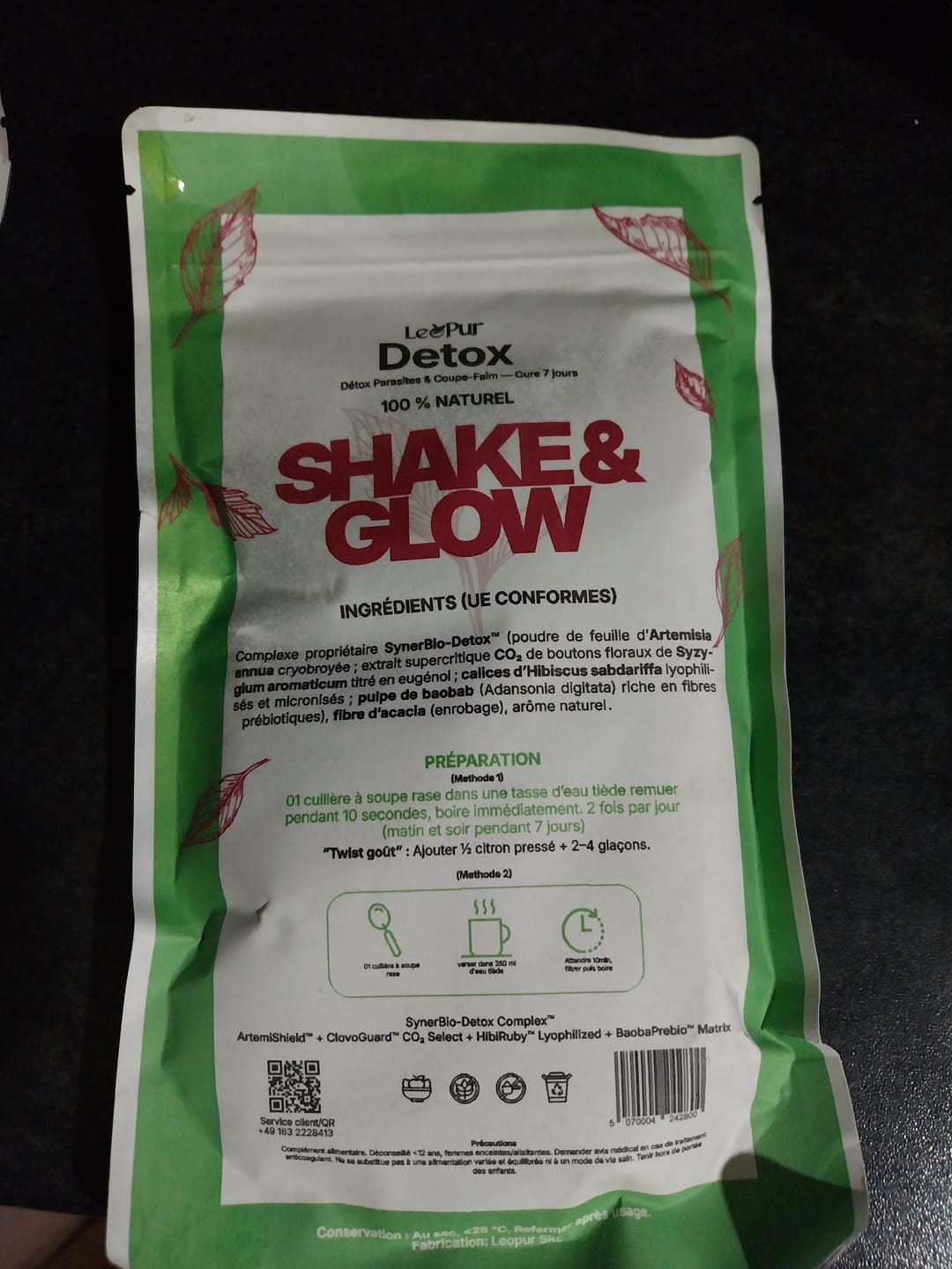 Customer photo review of Detox - Discount Challenge