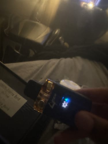 Customer photo review of Dual Chamber Disposable Vape 6G. Delta 9 - JEALOUSY - BLUE DREAM