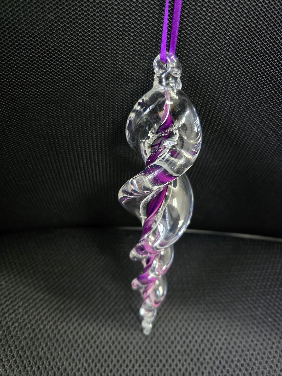 Customer photo review of Dew Drop Spinner with Cremation Ashes