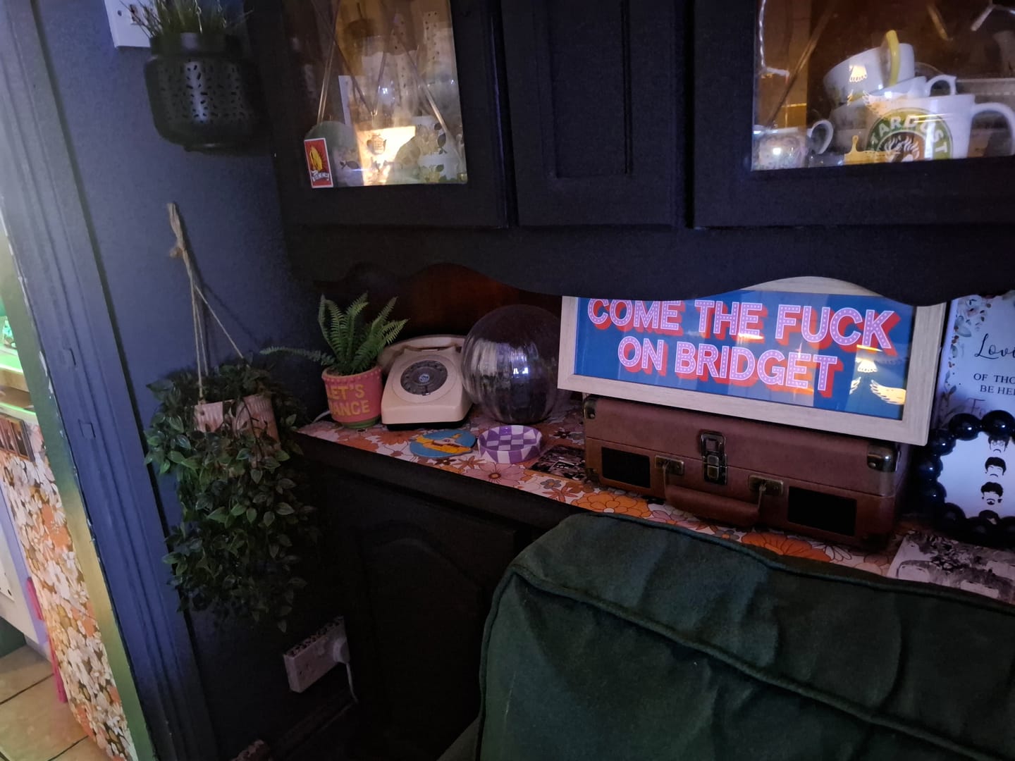 Customer photo review of Come The Fuck On Bridget Framed Print