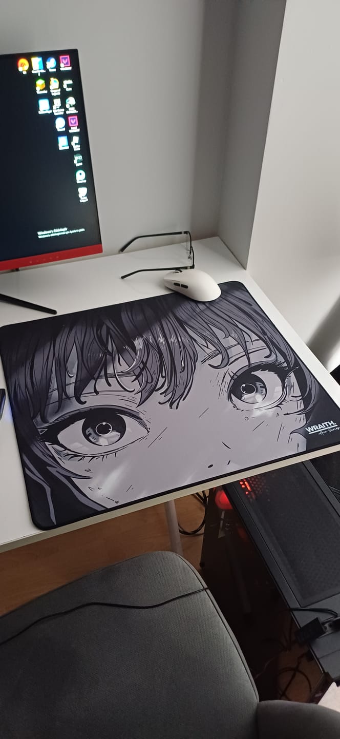 Customer photo review of Wraith Ace Series [Glimpse] Limited Edition Poron Mousepad