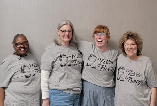 Customer photo review of Fabric Floozy T-Shirt