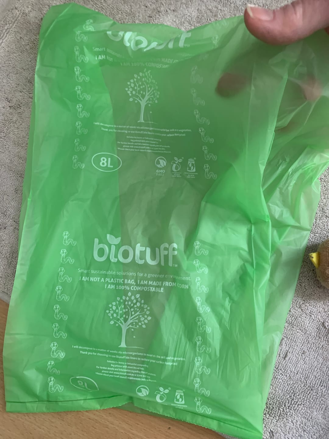 Customer photo review of 15L Retail/Shopping Bag- Biodegradable
