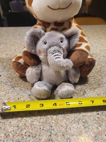 Customer photo review of Interactive Giraffe Stuffed Animal that Records Voice and Singing