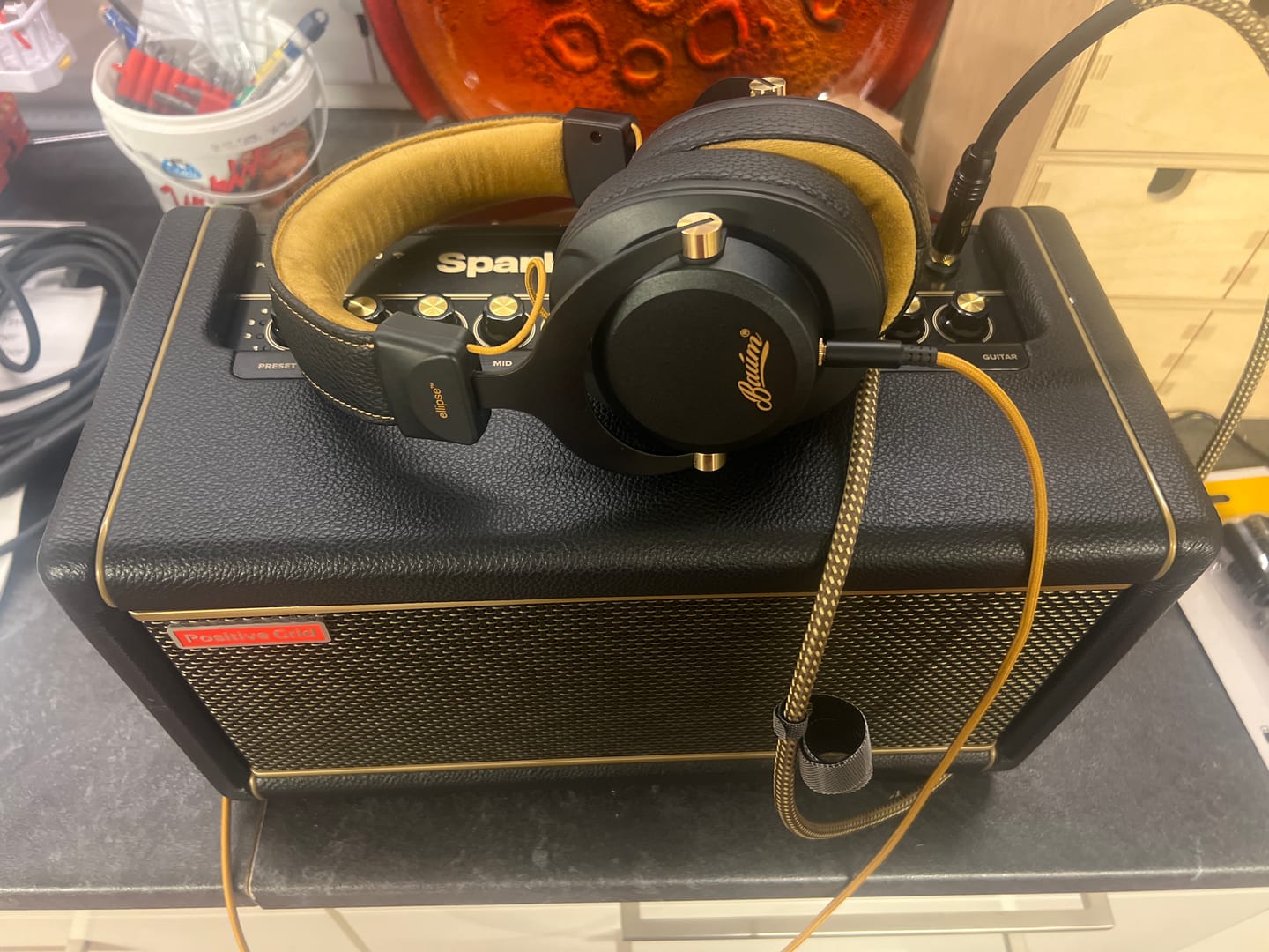 Customer photo review of ellipse studio headphones