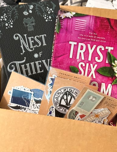 Customer photo review of smut slut book club subscription