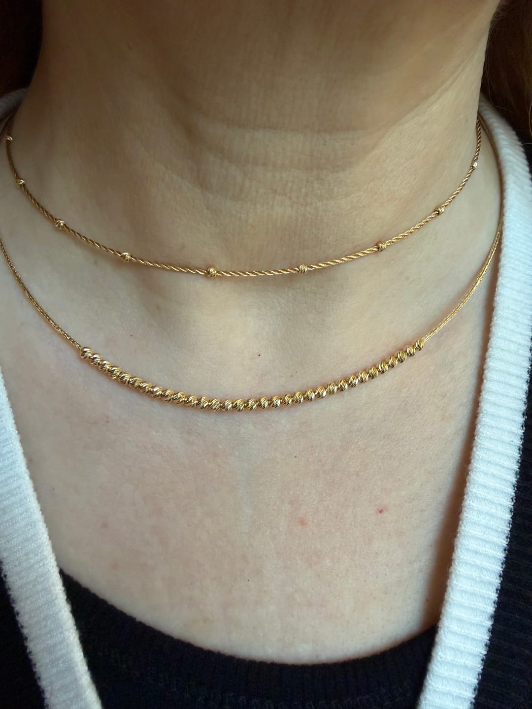 Customer photo review of Emilie Omega Chain