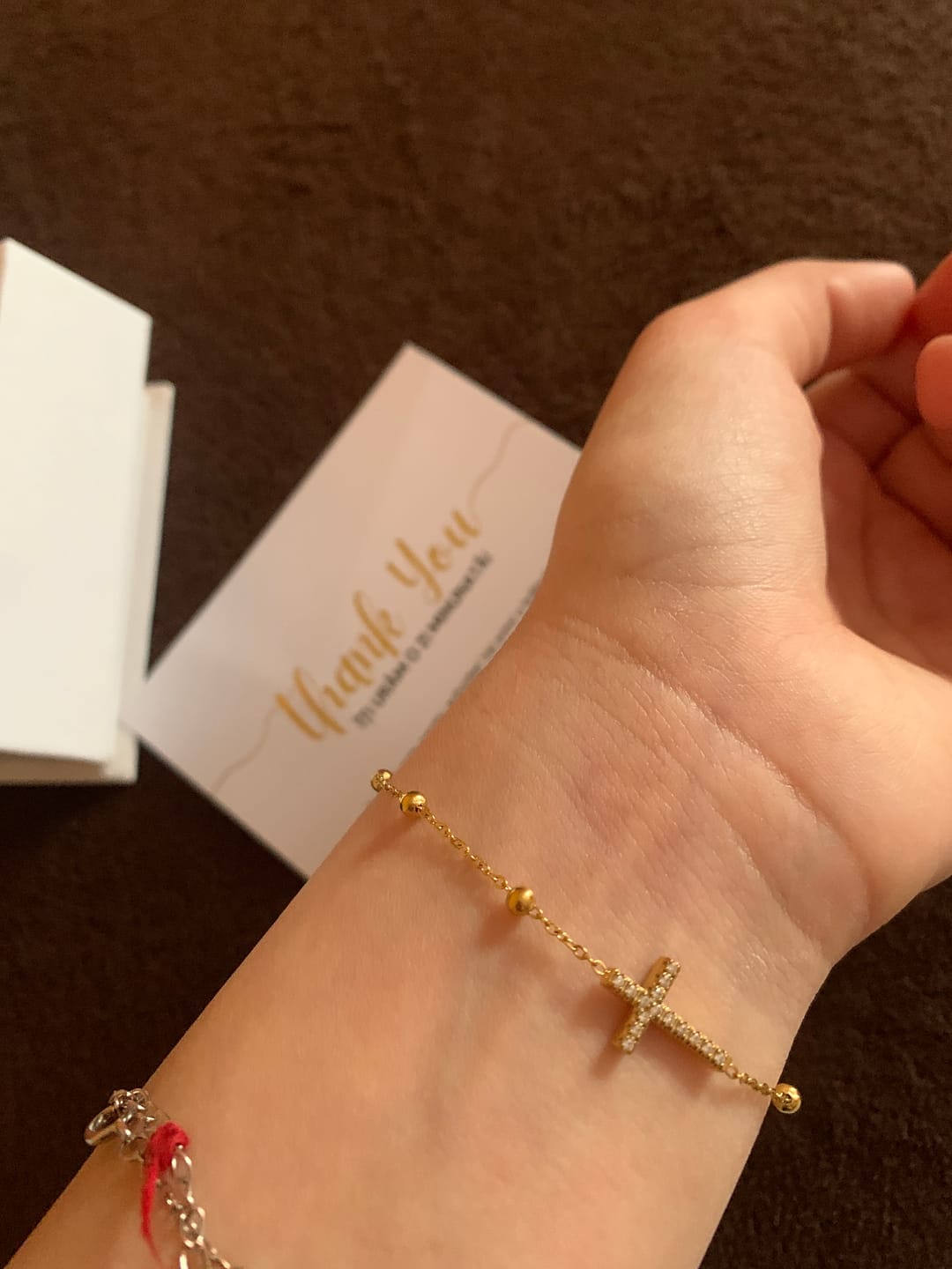 Customer photo review of Bratara Cross Shine