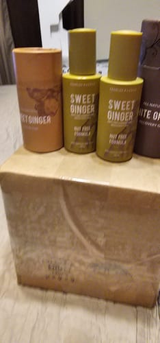 Customer photo review of [Nut-Free] Sweet Ginger Dry Oil for Sensitive Skin