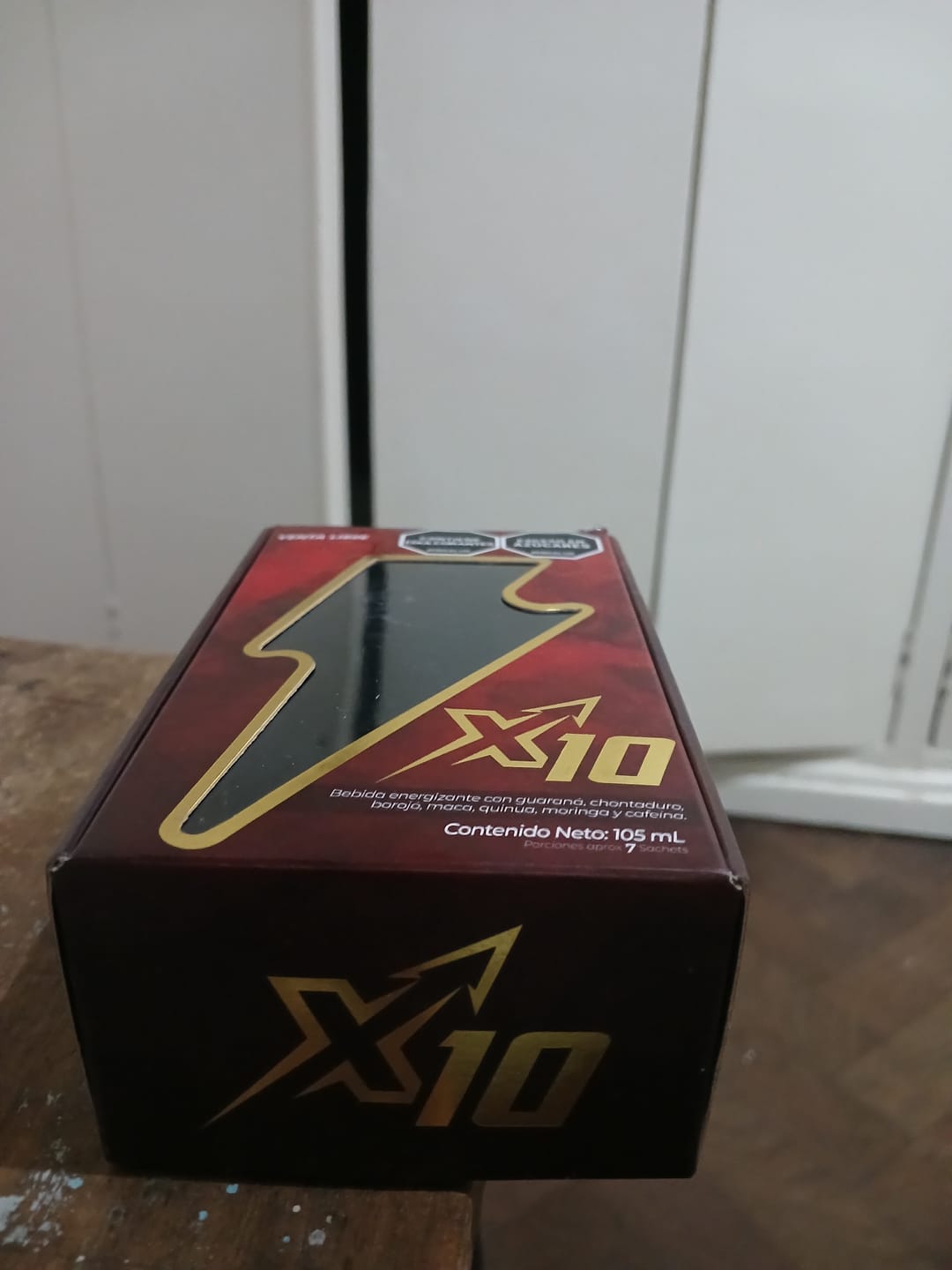 Customer photo review of CAJA POTENCIADOR GEL X10 (7 Sachet)