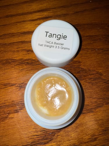 Customer photo review of Tangie | THCA Badder