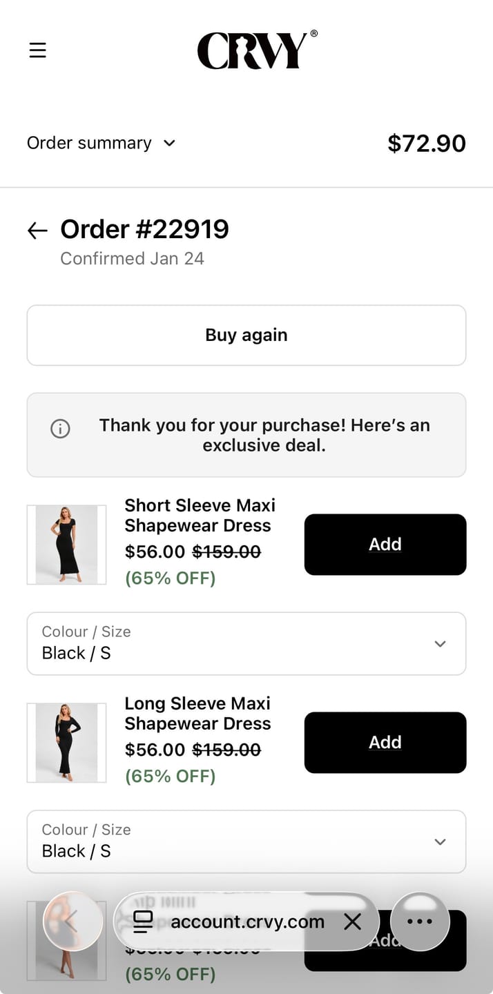 Customer photo review of Slip Maxi Shapewear Dress