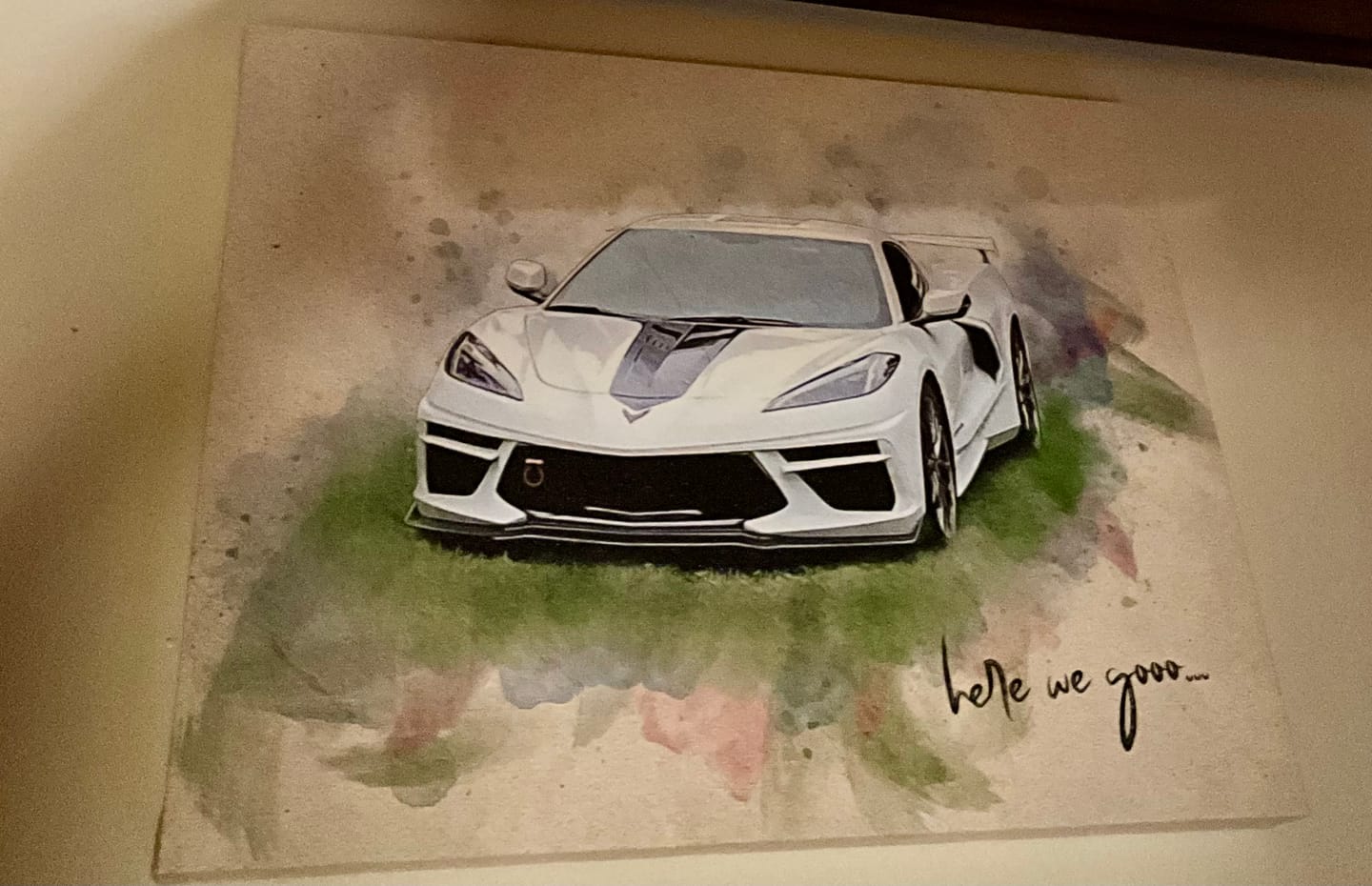 Customer photo review of Personalized Car photo Painting