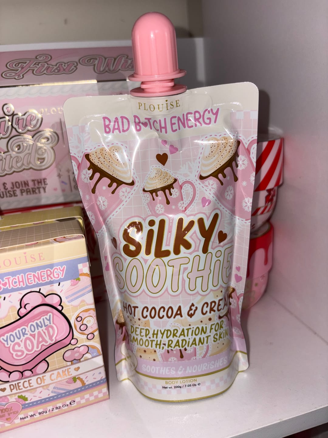 Revue photo client de la lotion pour le corps Silky Soothie de P.Louise