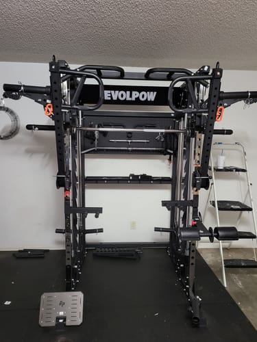 Customer photo review of EVOLPOW M2B Pro Brute All-In-One Smith Machine Home Gym