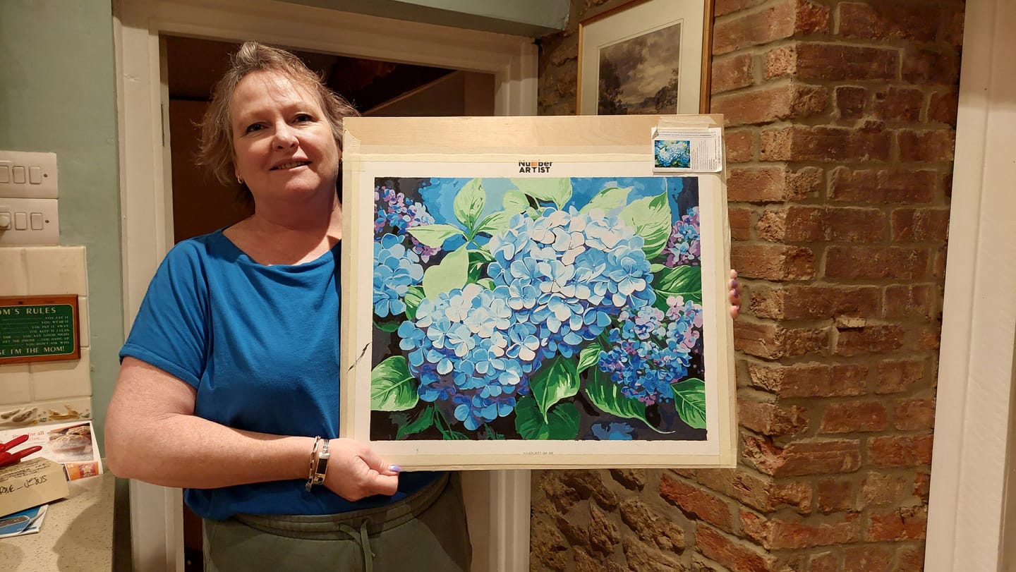 Customer photo review of Blue Hydrangea