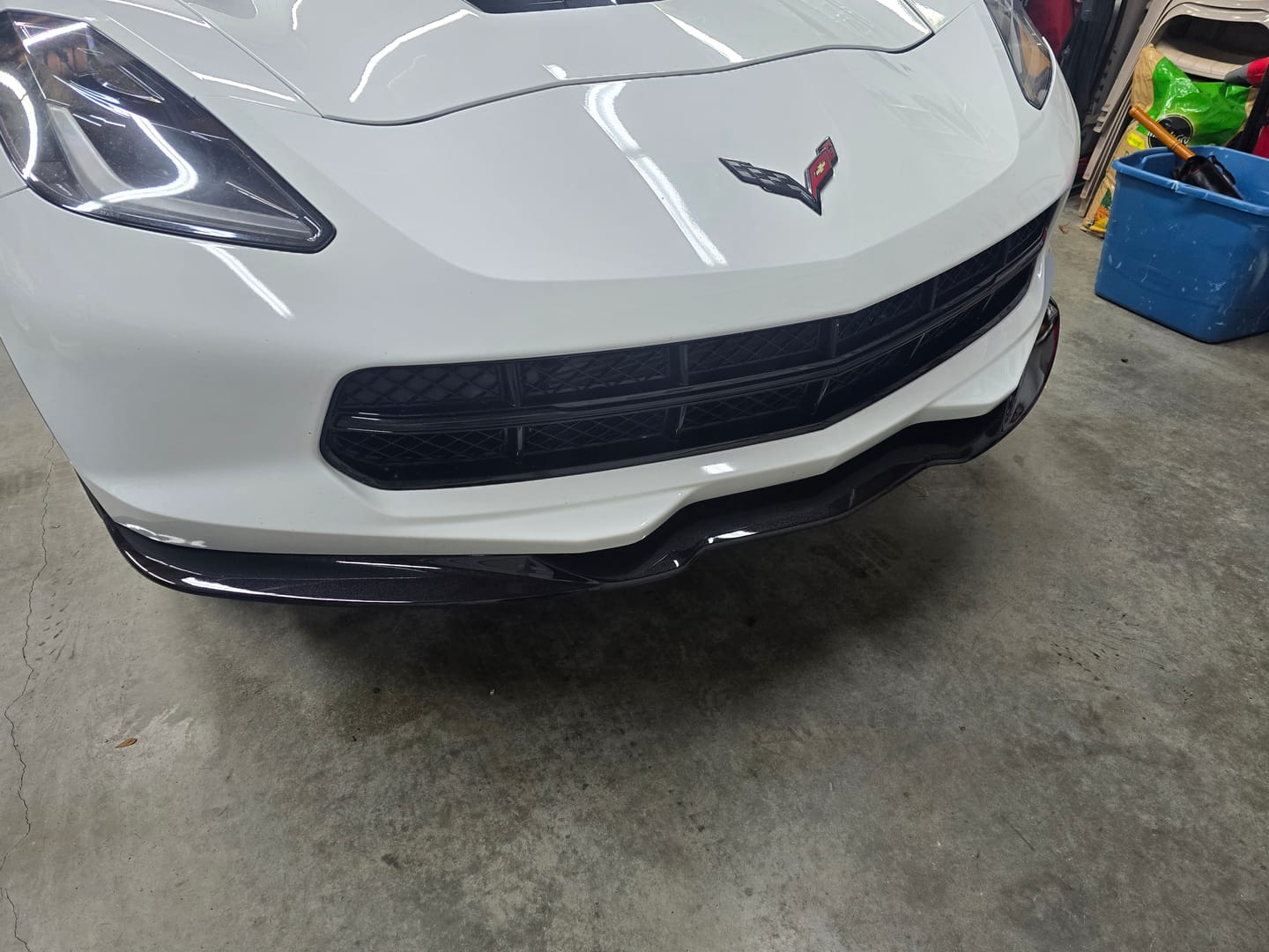Customer photo review of Corvette C7 Stingray EOS Preformance Package Front Splitter