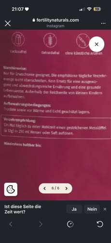 Customer photo review of Kinderwunsch+ Women (Neue Sorten)