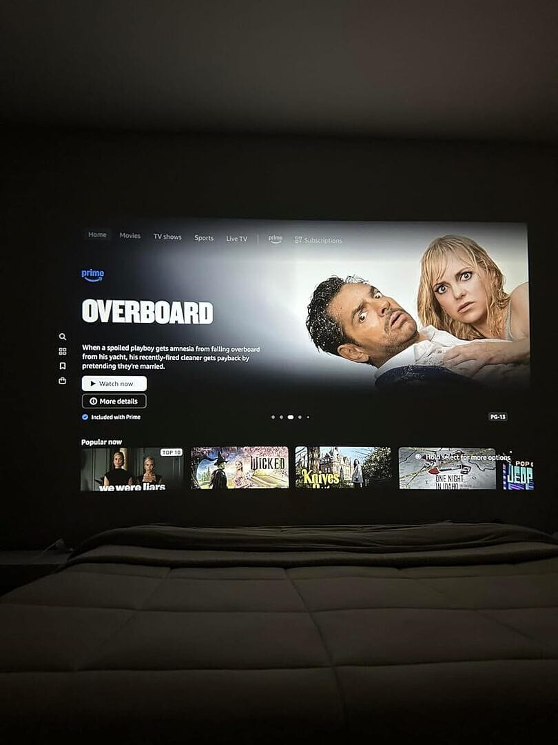Customer photo review of Zoomly® Pro Max Smart Projector