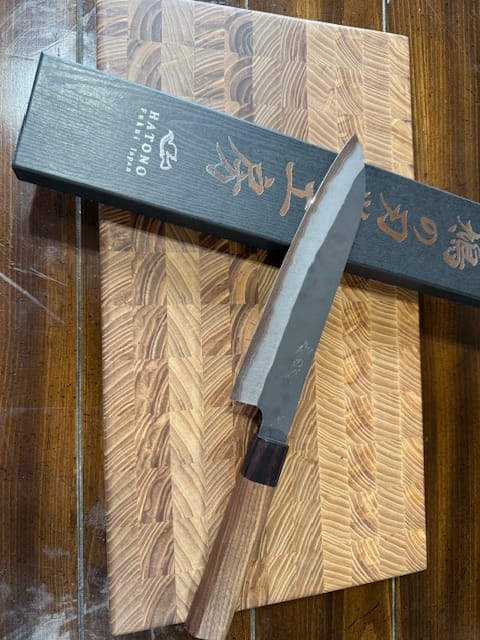 Customer photo review of Kenshiro Hatono AO Gyuto 215 mm