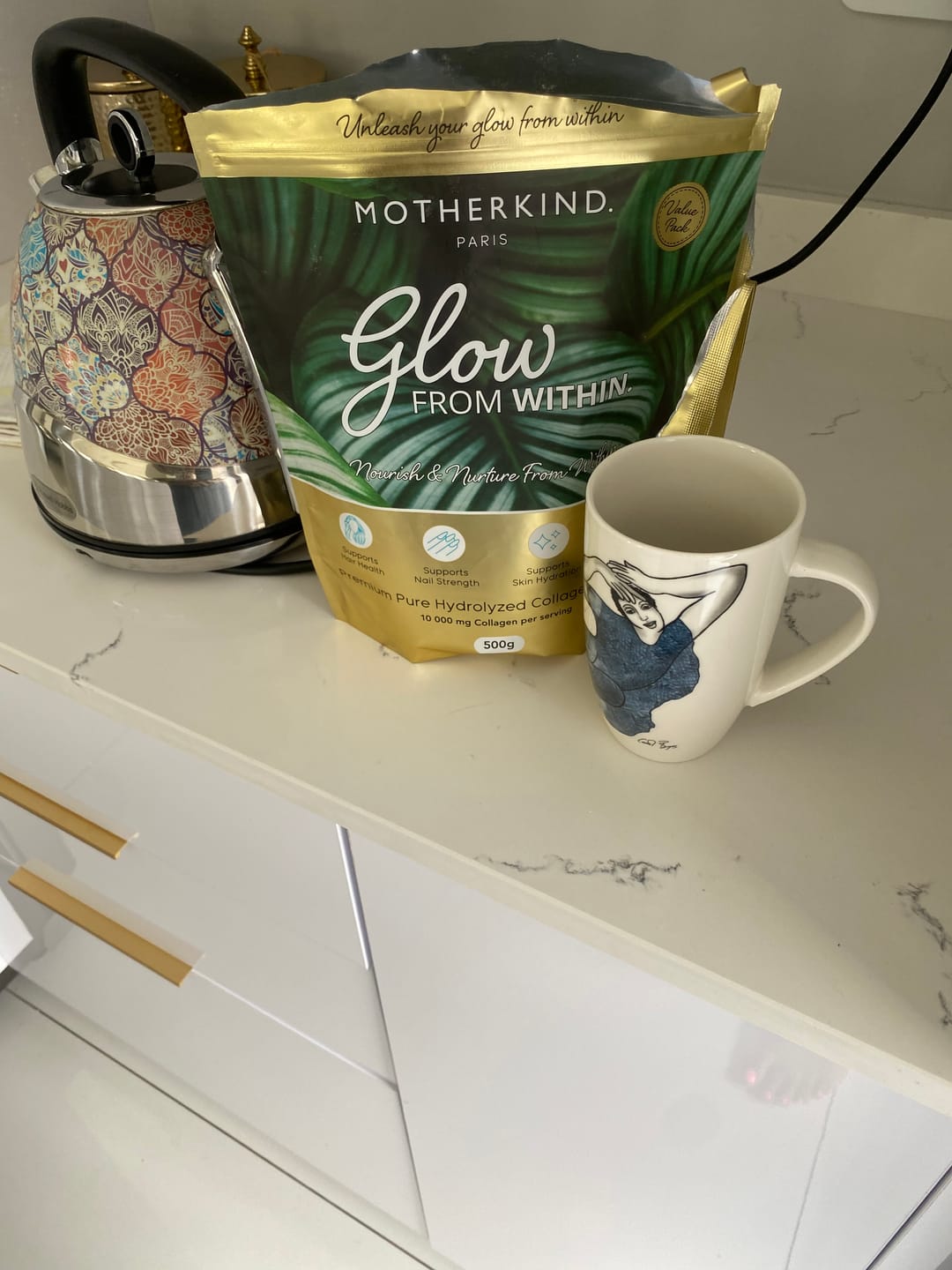 Customer photo review of Glow From Within Collagen 2 x 500g