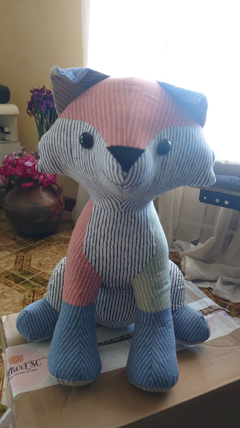 Customer photo review of Renard en peluche souvenir