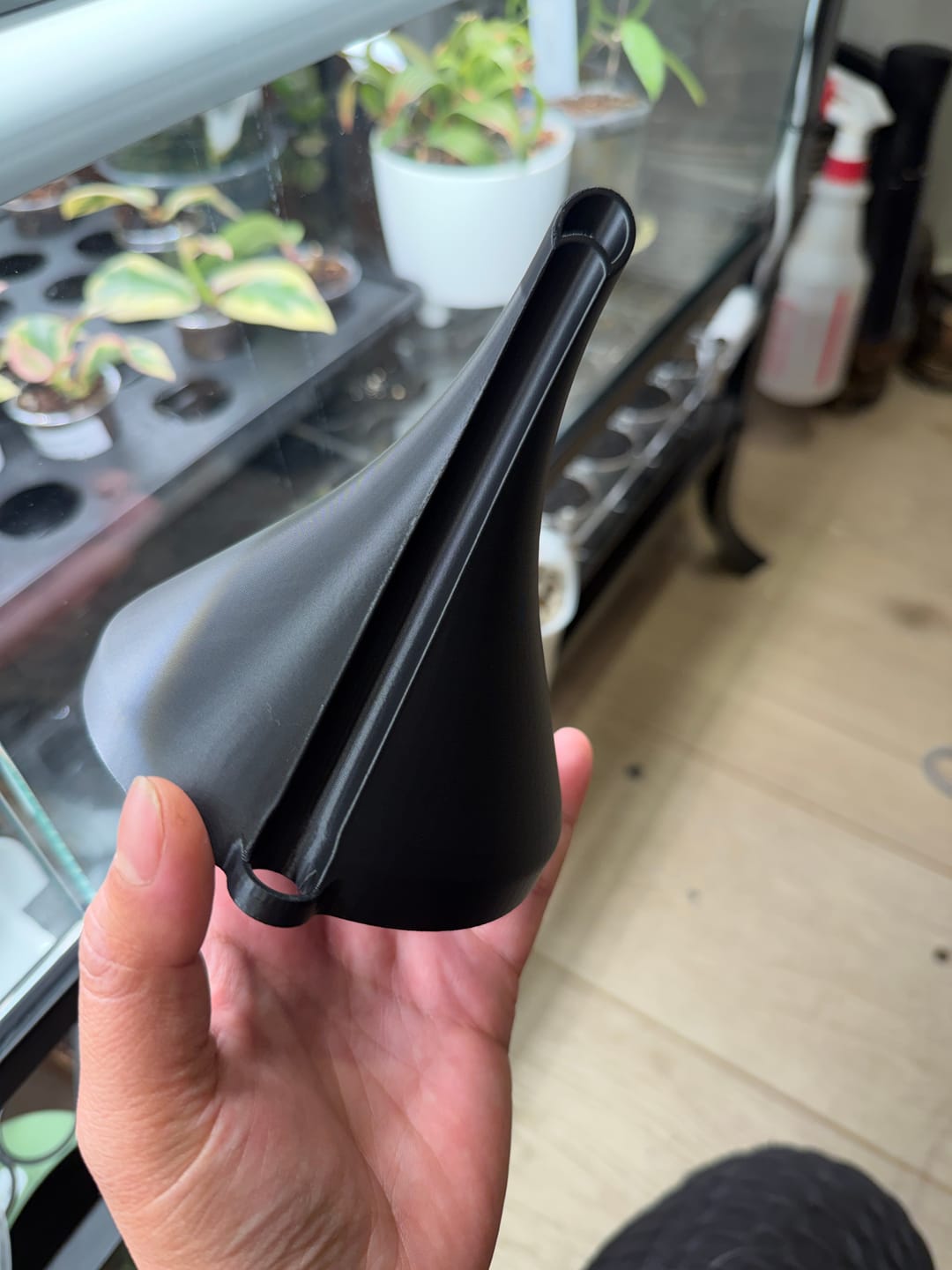 Customer photo review of Matte Black PETG Filament 1.75mm 1kg