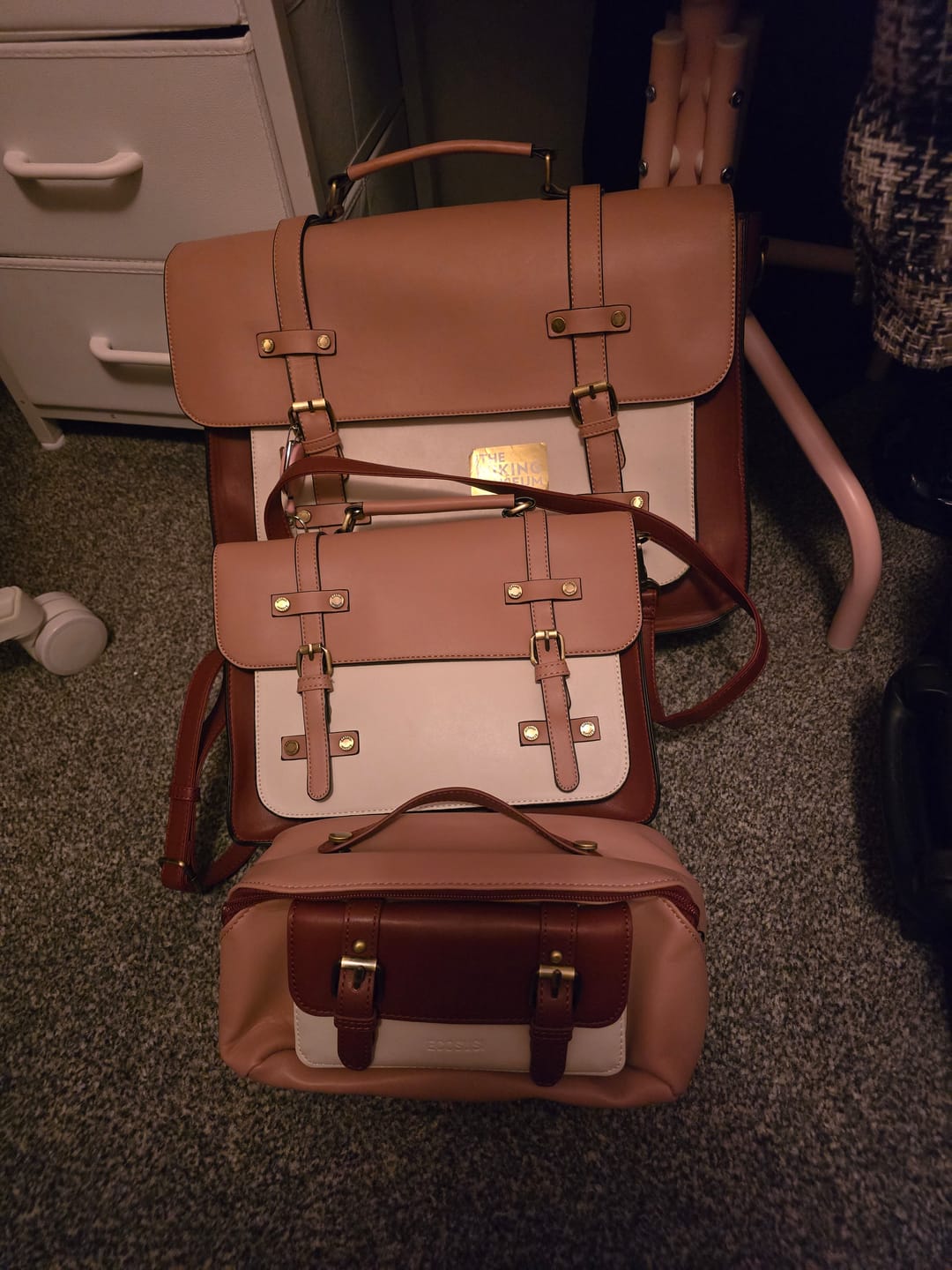 Customer photo review of Sombre Vintage Briefcase