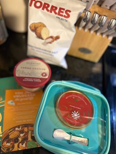 Customer photo review of Kaluga Hybrid Caviar - Valentine's Day Limited Edition