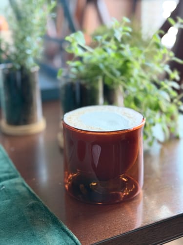 Customer photo review of FLUR Latte XL Glasses