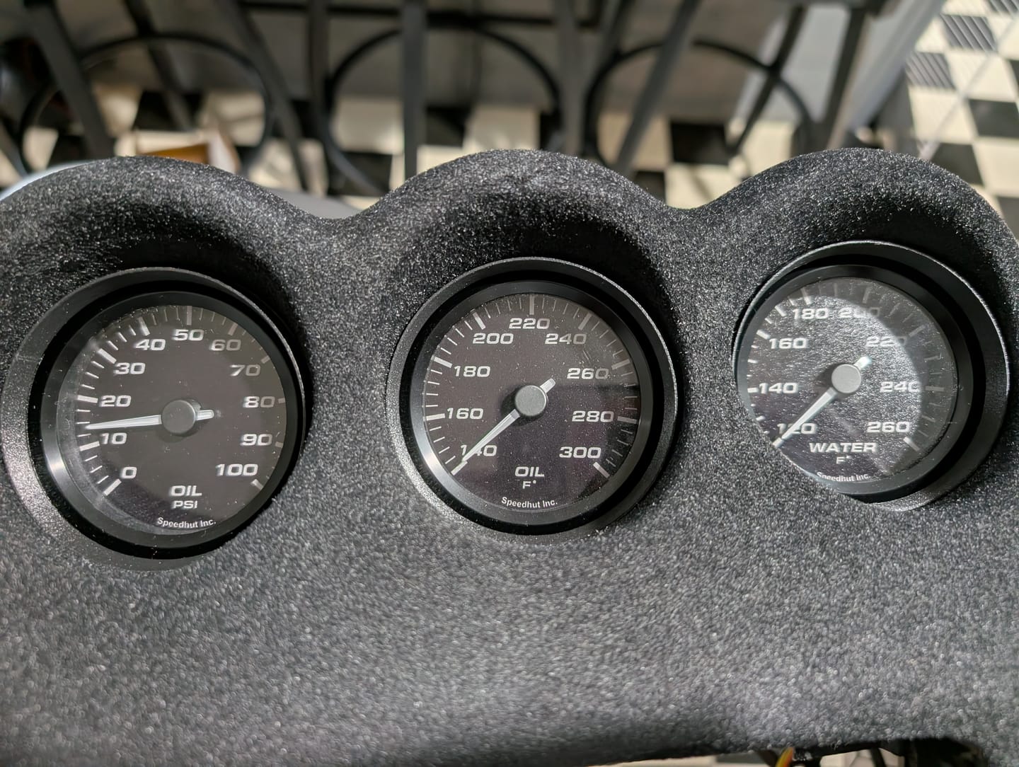 Customer photo review of Datsun Z 240Z 260Z 280Z Accessory Speedhut Gauge Adapters
