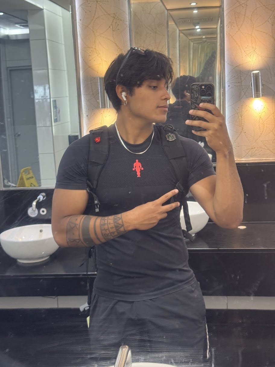 Customer photo review of 4286 - Gold's Iron Legacy Compression Tees