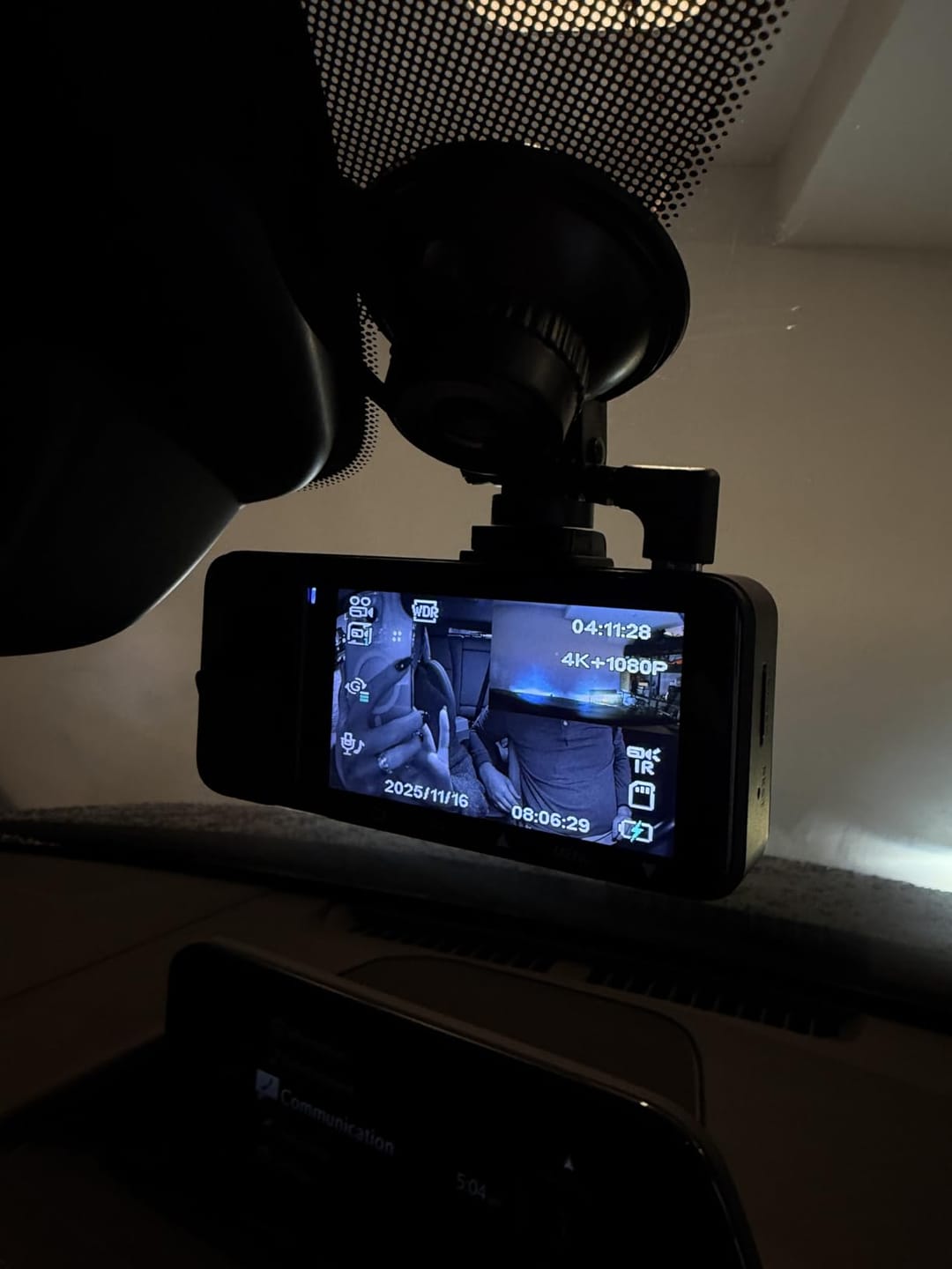 Customer photo review of 4K Dashcam mit 3,9 Bildschirm von Heimwert