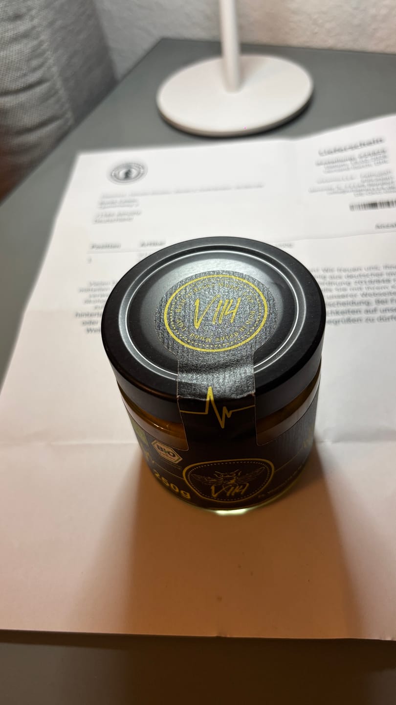 Customer photo review of V114 - Das Original Bio Honigmischung 250g