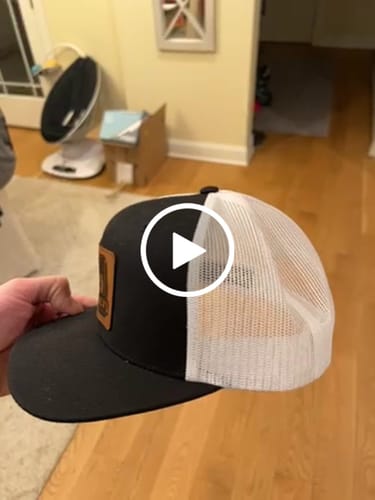 Customer video review of Custom Wool Blend Flatbill Trucker Hat - Richardson 511
