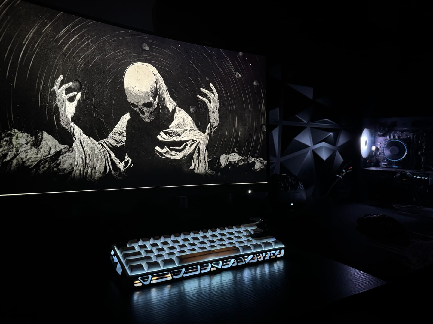 Customer photo review of KBDfans Holy60 HE Alüminyum Klavye (Manyetik Switch / HE)