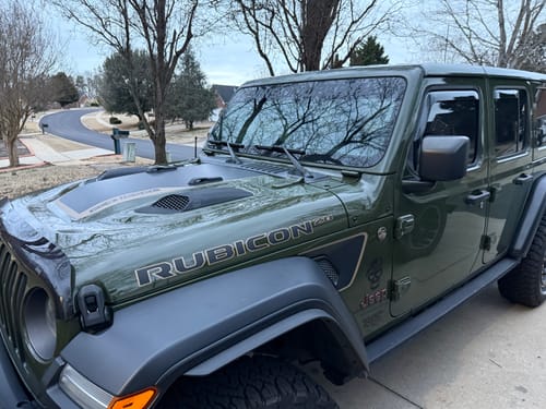 Customer photo review of Half Outlined Fender Insert (Set Of 2)