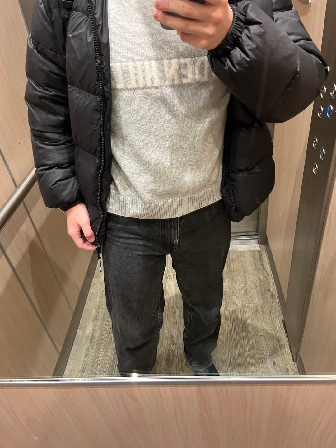 Avis client avec photo sur le PULL EN MAILLE GRIS CLAIR