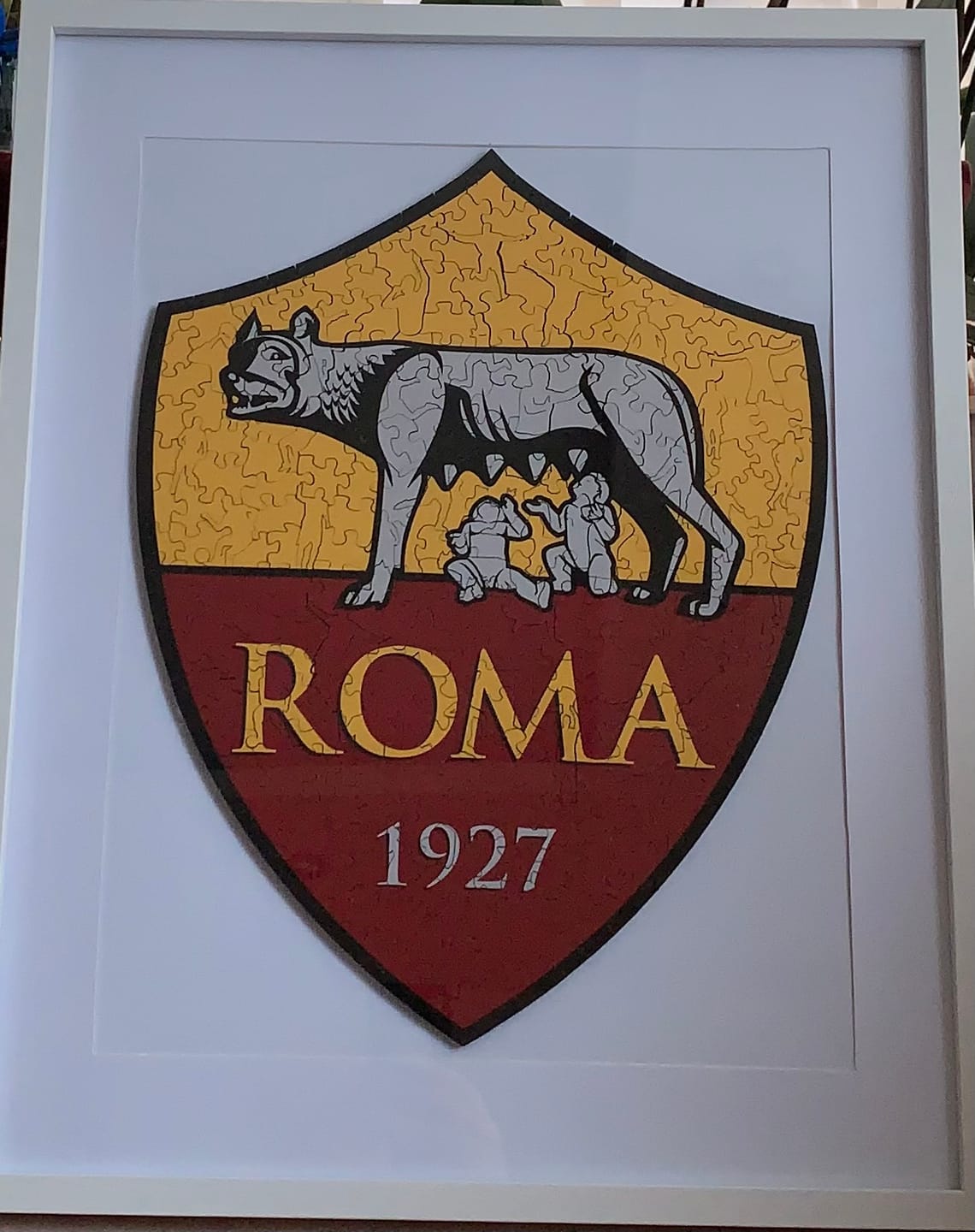 Customer photo review of AS Roma® Logo - Wooden Puzzle