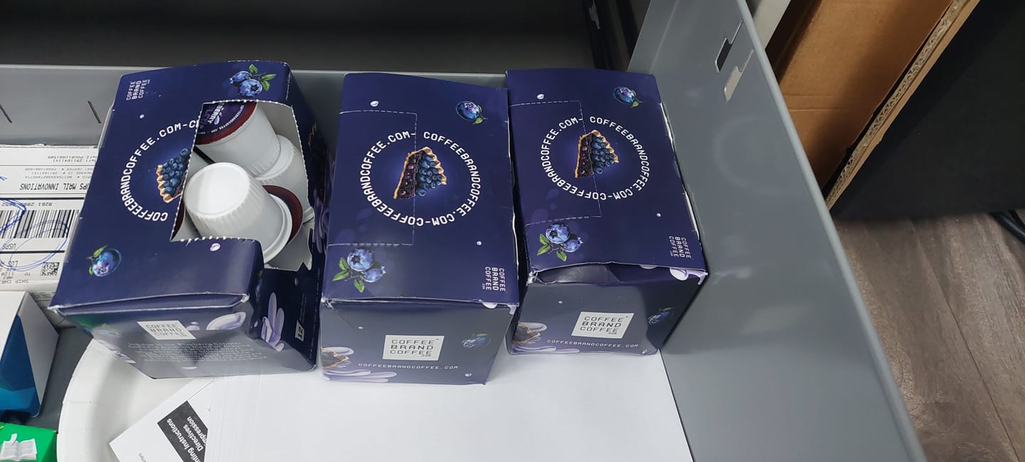 Customer photo review of Blueberry Cobbler Kcups