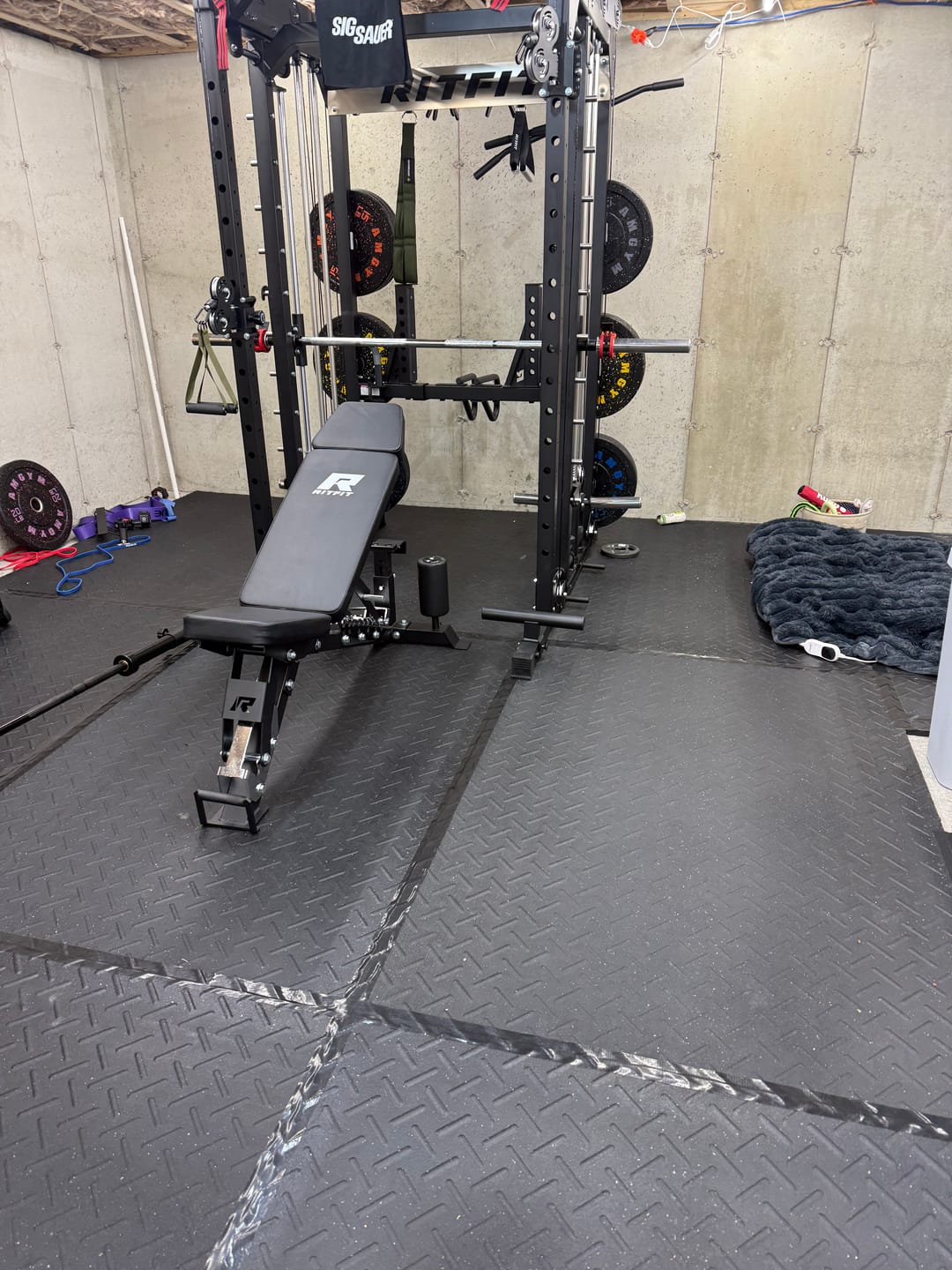 Customer photo review of RitFit M2 SERIES Multi-Functional Modular Home Gym Package
