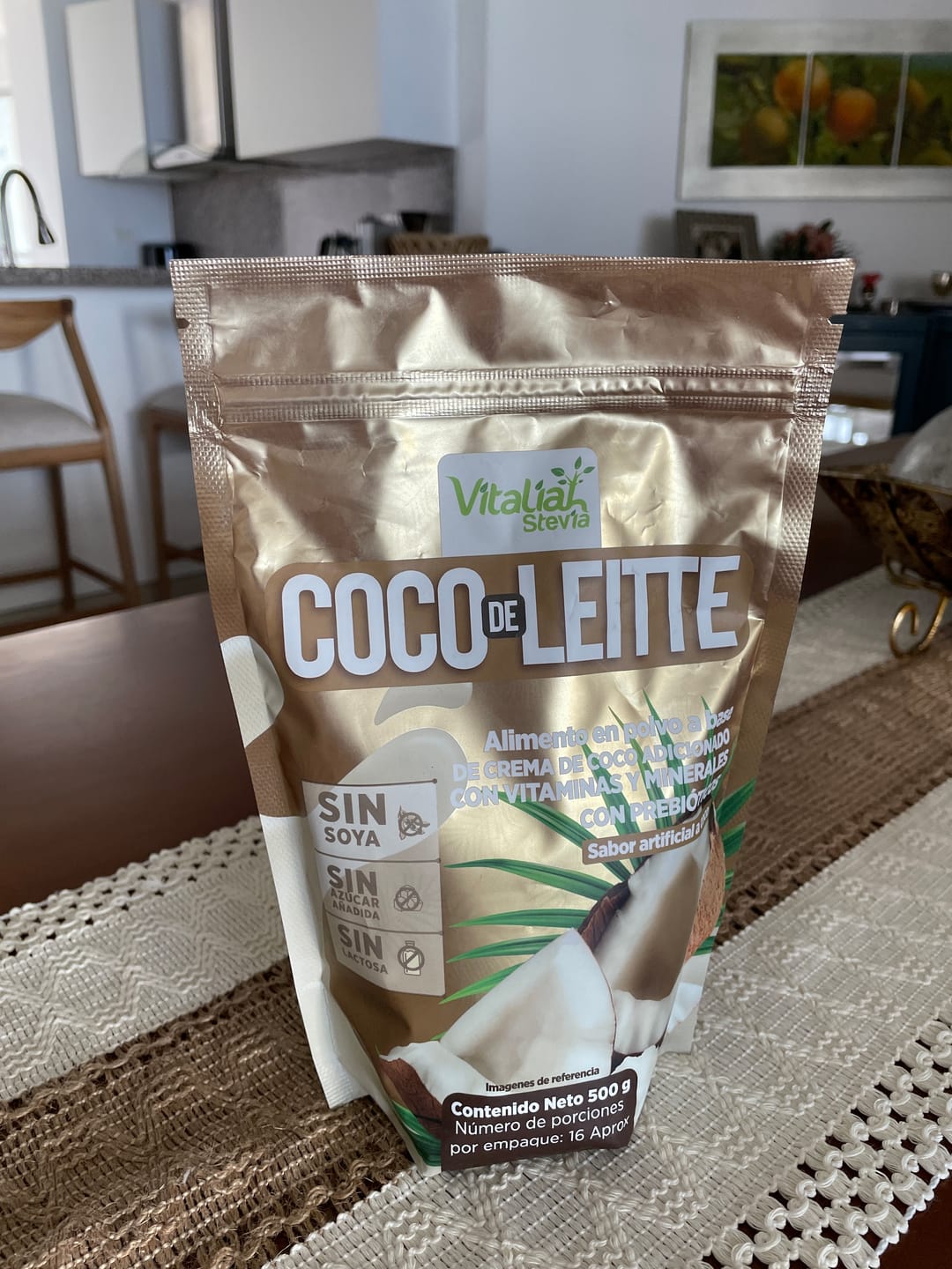Customer photo review of Batido Coco de Leitte con Crema de Coco Doypack 500 g