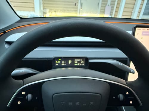 Customer photo review of S3 HUD Gear Shift Stalk Kit for Tesla Model Y Juniper 2025+ / Model 3 Highland 2024+