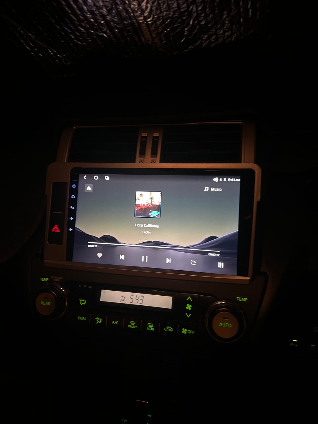 Customer photo review of 10" Toyota Prado 150 Series 14'-17' Head Unit Upgrade Kit